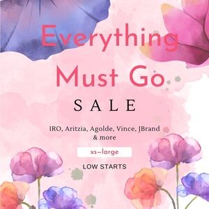 Everything Must Go Sale